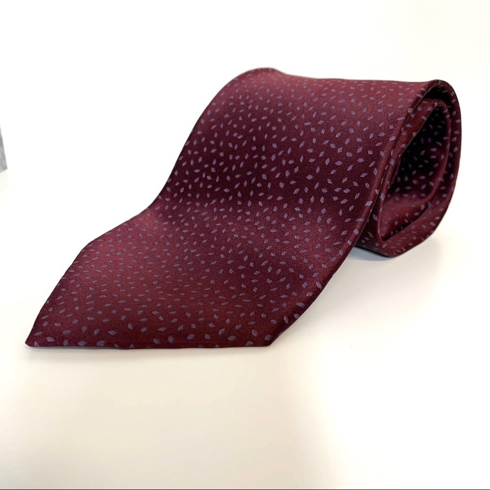Alfani Made in Italy Burgandy Neck Tie